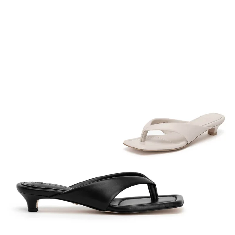 Versatile Heeled Sandals for Any Occasion---*UK size 1 - JULEZ - black, 3cm heels