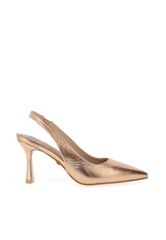 Versatile Heeled Sandals for Any Occasion---Una Healy My Pretty One Heels, Rose Gold