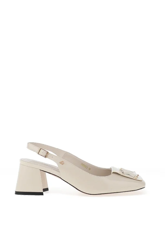 Versatile Heeled Sandals for Any Occasion---Una Healy Tenderly Sling Back Mid-Block Heeled Shoes, Barely There