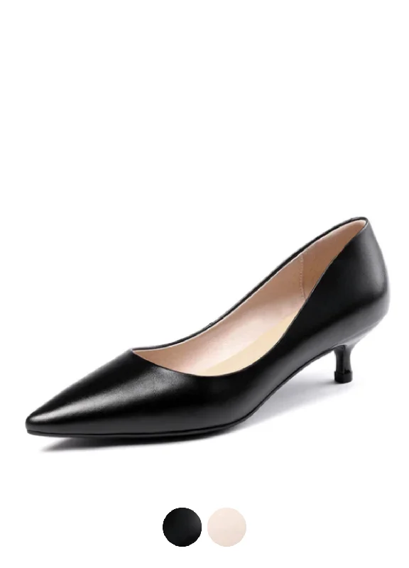 USS Shoes Abellan Women's Leather Pumps---Comfortable Leather Pumps for Office and Everyday Wear