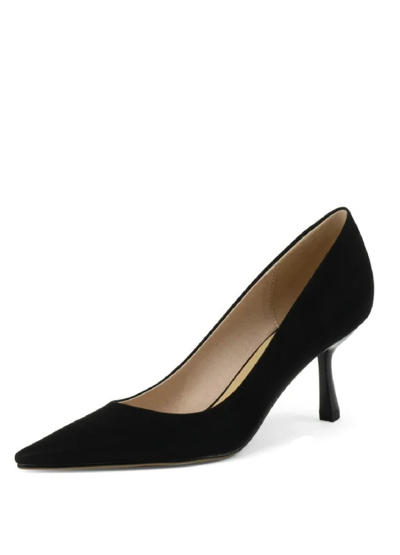 Stiletto Heel Pumps with Perfect Fit--USS Shoes Bianca Women's Pointed Toe Thin High Heels Pumps-Fashionable & Classic