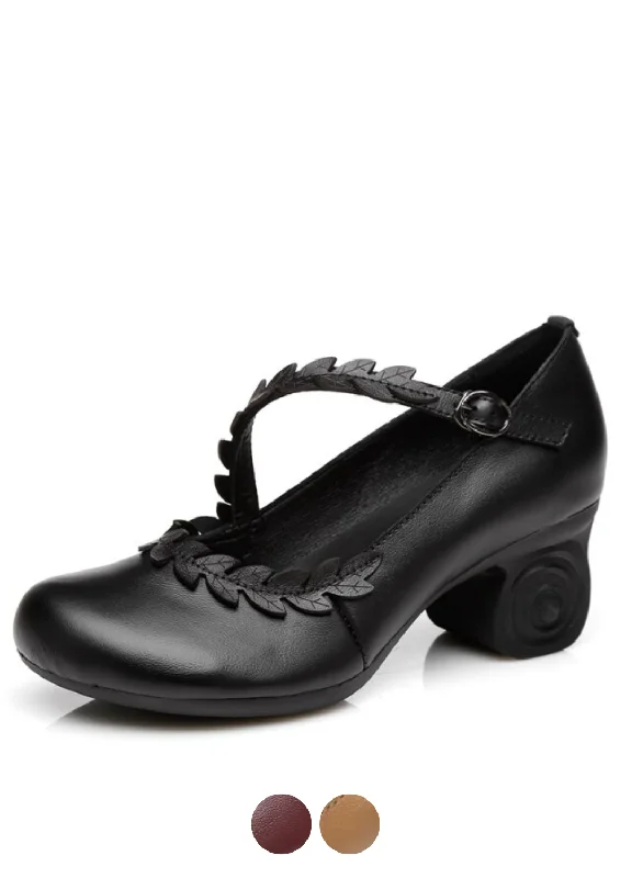 USS Shoes Iza Women's Leather Pumps---Comfortable Leather Pumps for Office and Everyday Wear