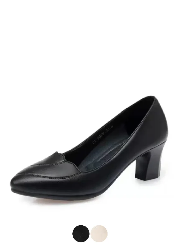 Stiletto Heel Pumps with Perfect Fit--USS Shoes Noelia Women's Pumps-Fashionable & Classic