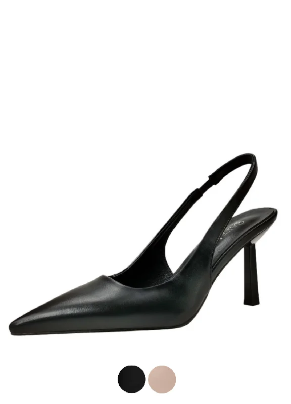 Stiletto Heel Pumps with Perfect Fit--USS Shoes Saida Women's Thin High Heels Pumps-Fashionable & Classic