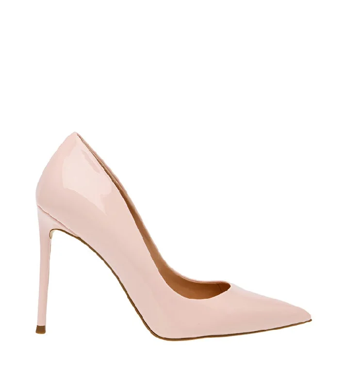 VALA BLUSH PATENT---Fashionable Kitten Heels for Date Night