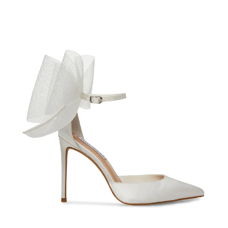 Versatile Heeled Sandals for Any Occasion---VALENTEEN WHITE FABRIC