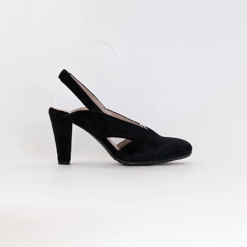 Affordable Suede Ankle Pumps for All-Day Wear--Eric Michael Vanna (Women's) - Black Suede