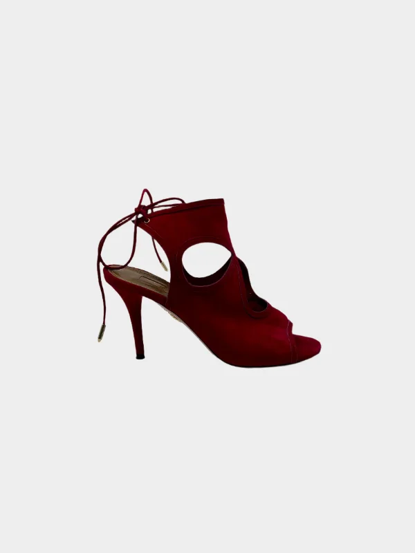 Stiletto Heel Pumps with Perfect Fit--Velvet Stiletto Heels-Fashionable & Classic