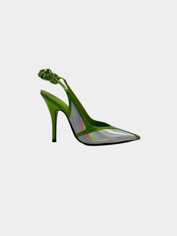 Venus Pump Chrome Heels---Fashionable Kitten Heels for Date Night