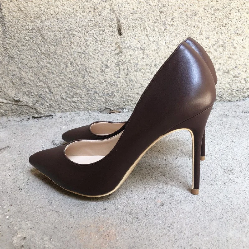 Brown 12cm Heel