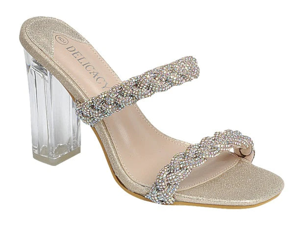 Veronica-09 | Champagne---Fashionable Kitten Heels for Date Night