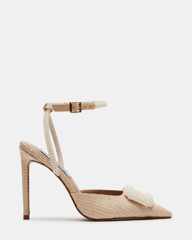 Versatile Heeled Sandals for Any Occasion---VIENNA RAFFIA