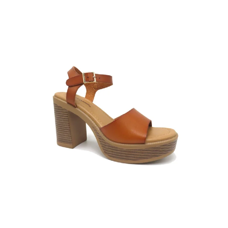 Versatile Heeled Sandals for Any Occasion---Vikki-1 Cognac