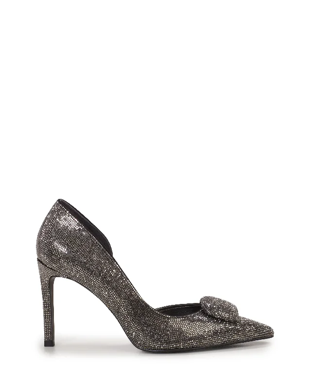 Emelias Glitter Embellished Stiletto Pump---Trendy Glitter Heels for a Glamorous Look