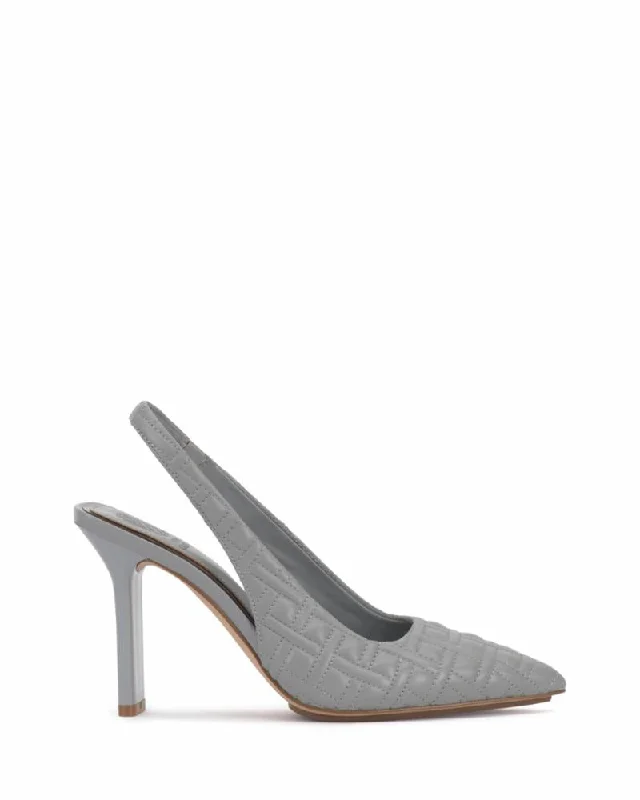 Vince Camuto Women's Baneet Grey M---Fashionable Kitten Heels for Date Night