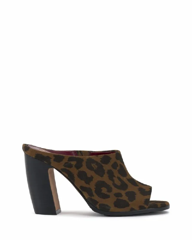 Affordable Suede Ankle Pumps for All-Day Wear--Vince Camuto Women's Brianda Hickory/Burnished Suede Leopar M