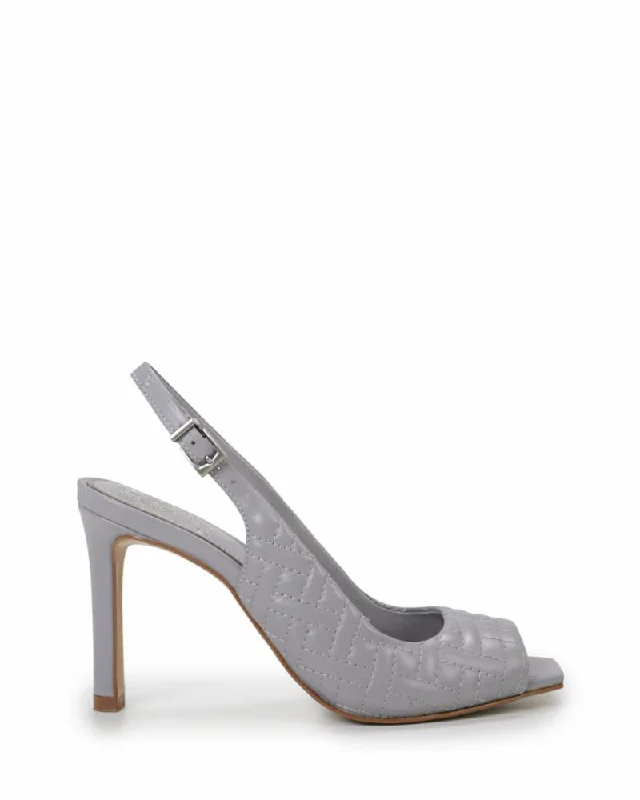 Vince Camuto Women's Lyndon Grey M---Fashionable Kitten Heels for Date Night