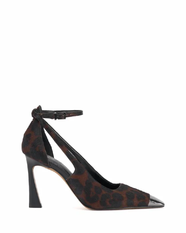 Vince Camuto Women's Sachel3 Animal Print M---Fashionable Kitten Heels for Date Night