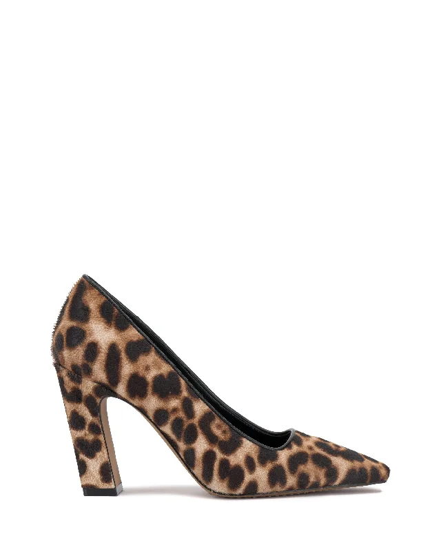 Vince Camuto Women's Sibrina3 Animal Print M---Fashionable Kitten Heels for Date Night