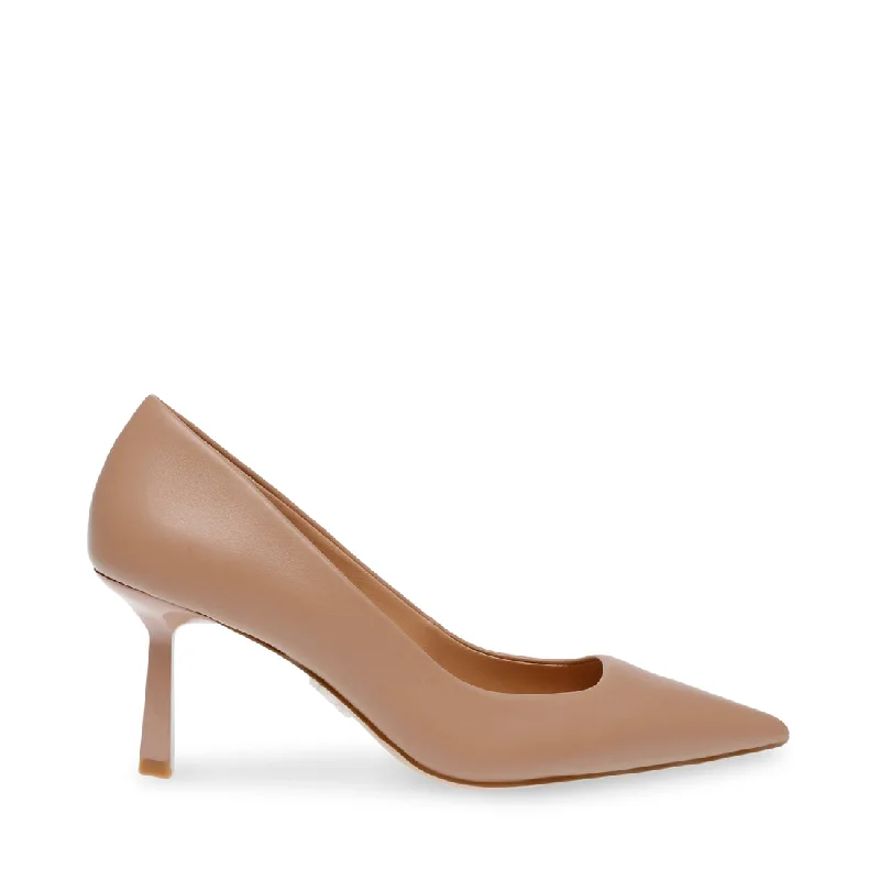 Vivion Pump BLUSH LEATHER---Comfortable Leather Pumps for Office and Everyday Wear