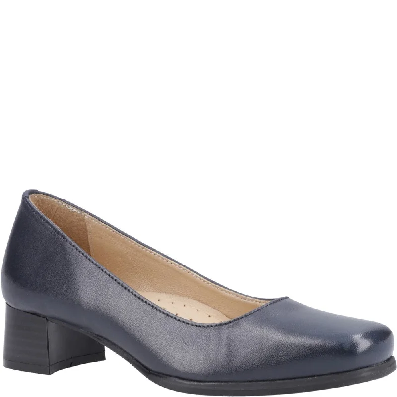 Amblers Walford Ladies Leather Court---Comfortable Leather Pumps for Office and Everyday Wear