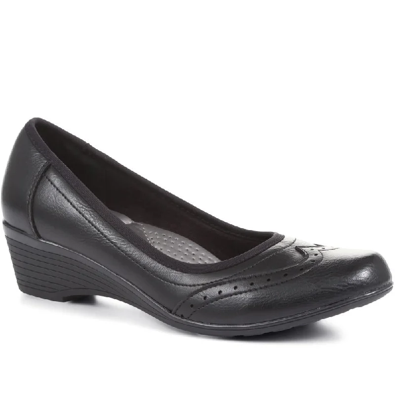 Stiletto Heel Pumps with Perfect Fit--Wedge Court Shoes - WK36003 / 322 574-Fashionable & Classic