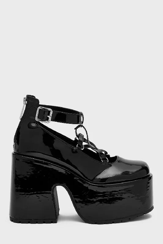 Stylish Platform Heels for Extra Height--Wednesday Platform Shoe