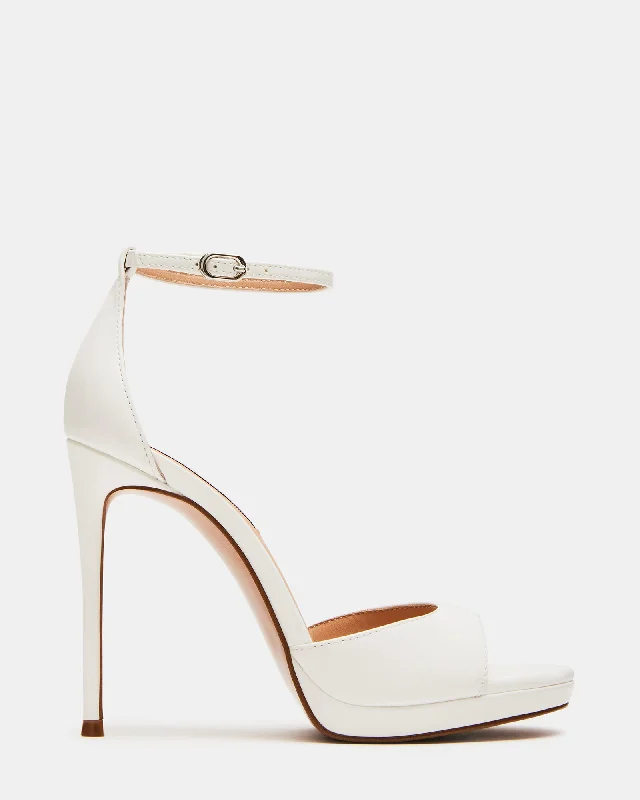 Versatile Heeled Sandals for Any Occasion---WILEY WHITE PATENT