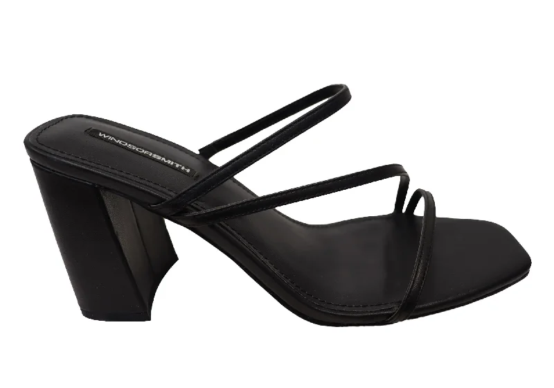 Windsor Smith Devotion Womens Leather Heels---Comfortable Leather Pumps for Office and Everyday Wear