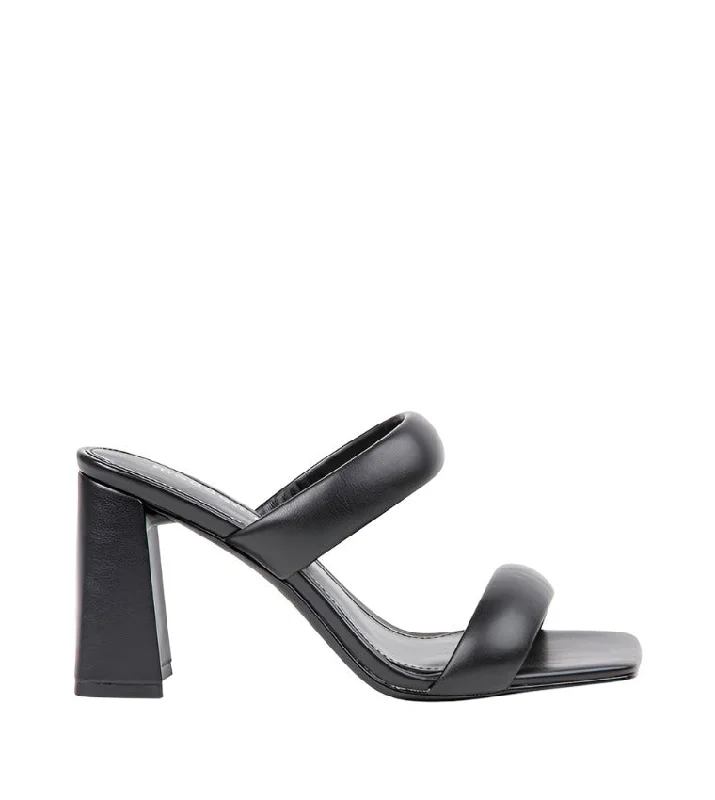 WISPER BLACK---Fashionable Kitten Heels for Date Night