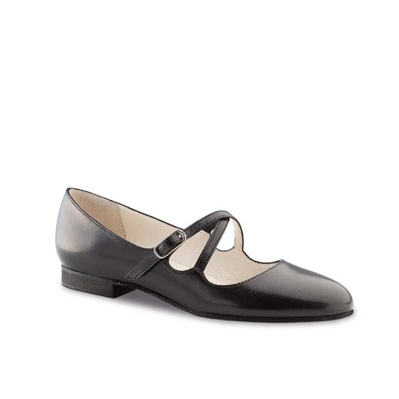 Werner Kern: Mischa 15 | Black Leather | .5" Ultralite---Comfortable Leather Pumps for Office and Everyday Wear