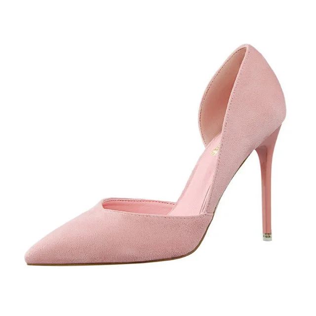 Affordable Suede Ankle Pumps for All-Day Wear--Women Pumps Suede Shoes Women Heels Summer Shoes Woman Extreme High Heels Sexy Pumps Shoes Ladies Shoes