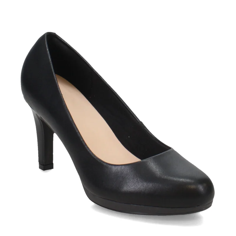 Women's Clarks, Adriel Viola Pump---Fashionable Kitten Heels for Date Night