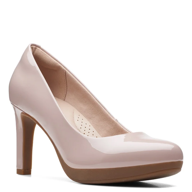 Women's Clarks, Ambyr Joy Pump---Fashionable Kitten Heels for Date Night