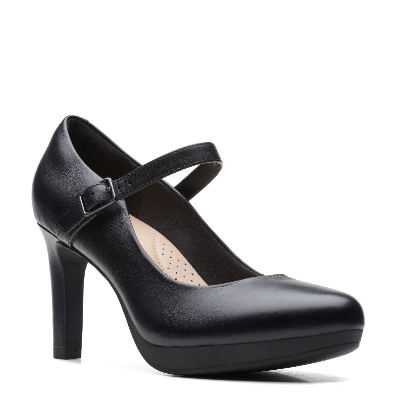 Women's Clarks, Ambyr Shine Pump---Fashionable Kitten Heels for Date Night