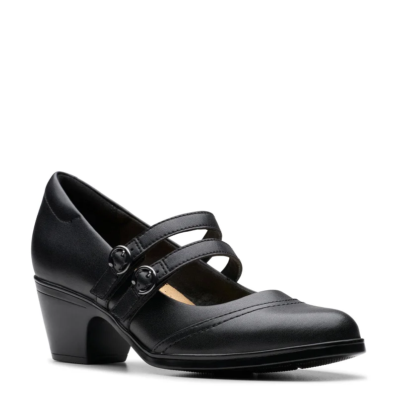 Women's Clarks, Emily 2 Jane Pump---Fashionable Kitten Heels for Date Night