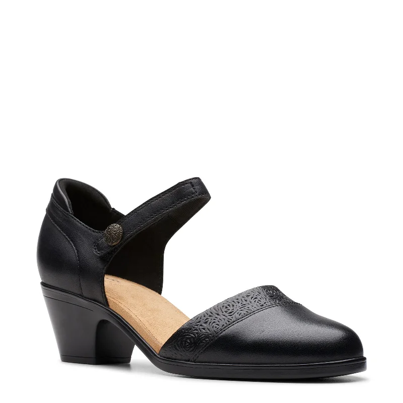 Versatile Heeled Sandals for Any Occasion---Women's Clarks Emily 2 Ketra Pump