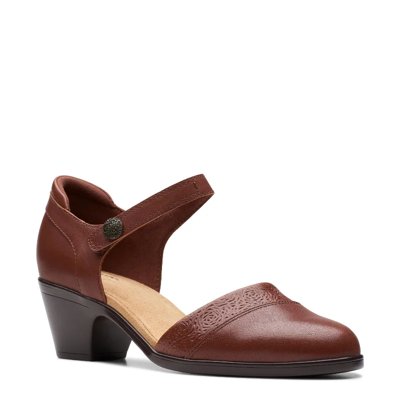 Versatile Heeled Sandals for Any Occasion---Women's Clarks Emily 2 Ketra Pump