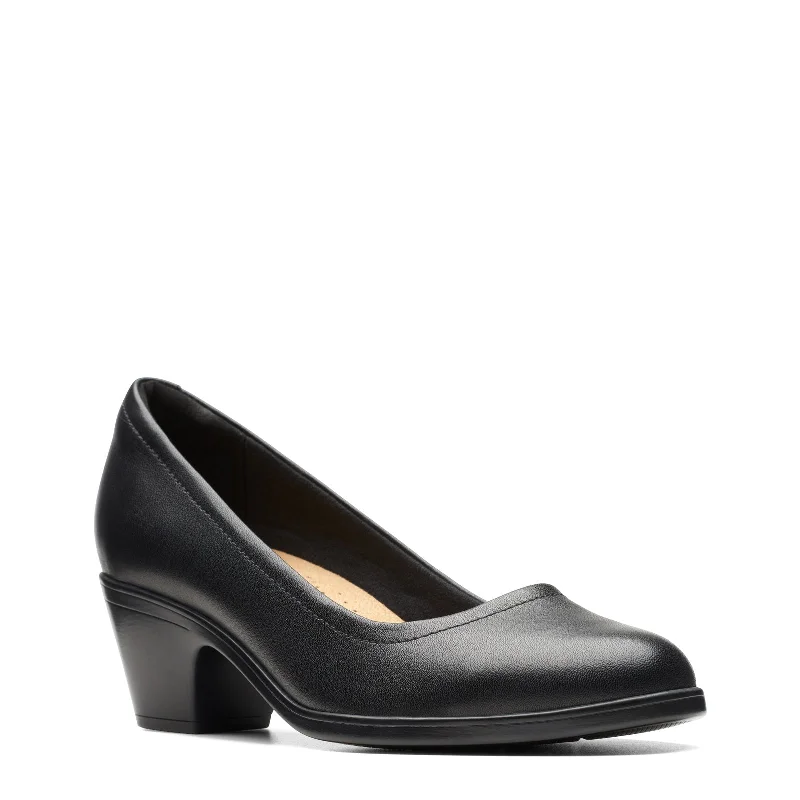 Women's Clarks, Emily 2 Ruby Pump---Fashionable Kitten Heels for Date Night