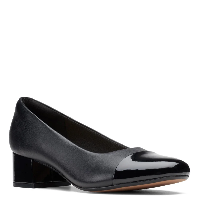 Women's Clarks, Marilyn Sara Pump---Fashionable Kitten Heels for Date Night