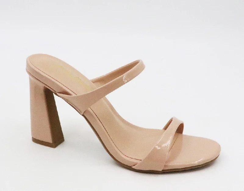 Trendy Chunky Heel Pumps for Casual Wear--Women's Double Bands Block Heel - VALLEY03