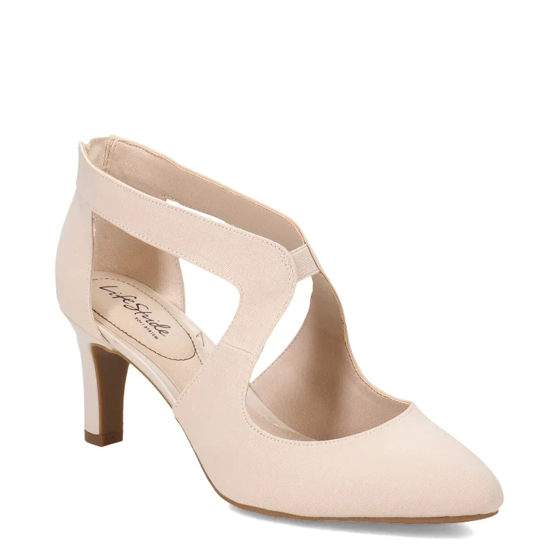 Women's LifeStride, Giovanna Pump---Fashionable Kitten Heels for Date Night