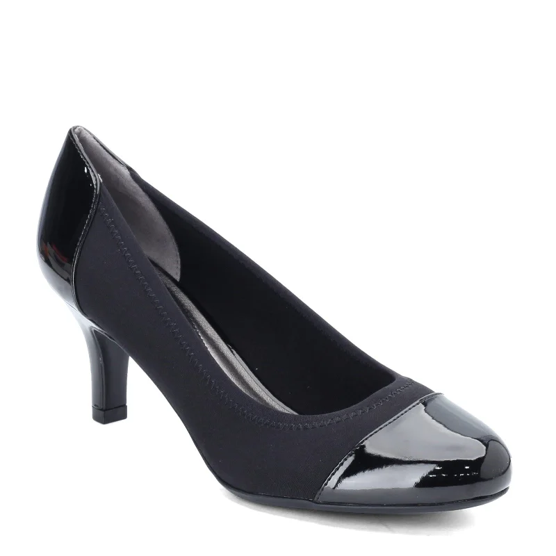 Women's LifeStride, Parigi Stretch Pump---Fashionable Kitten Heels for Date Night