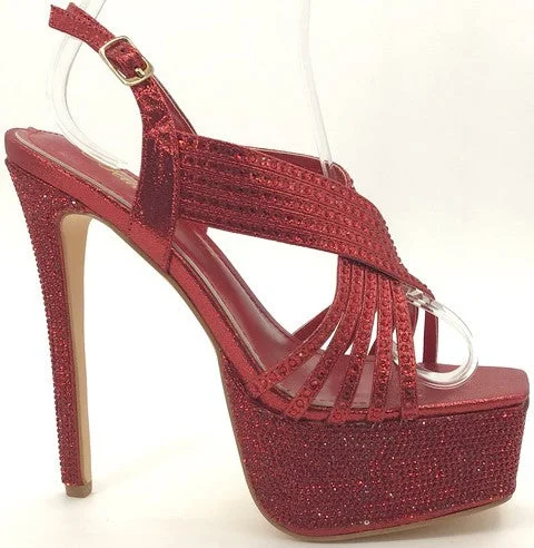 Affordable Rhinestone Pumps for a Dazzling Look---Women's  Rhinestone Heel - CITY201