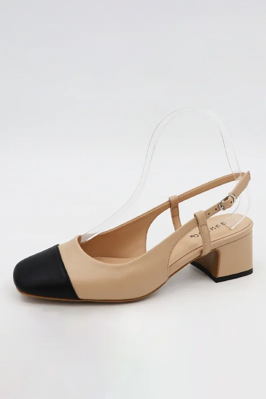 Women's Round Toe Heel - VENUE02---Fashionable Kitten Heels for Date Night