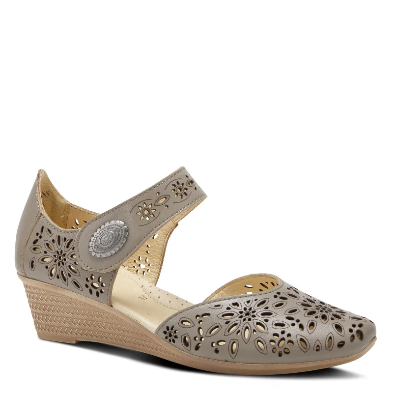 Women's Spring Step, Nougat Slip-On---Fashionable Kitten Heels for Date Night