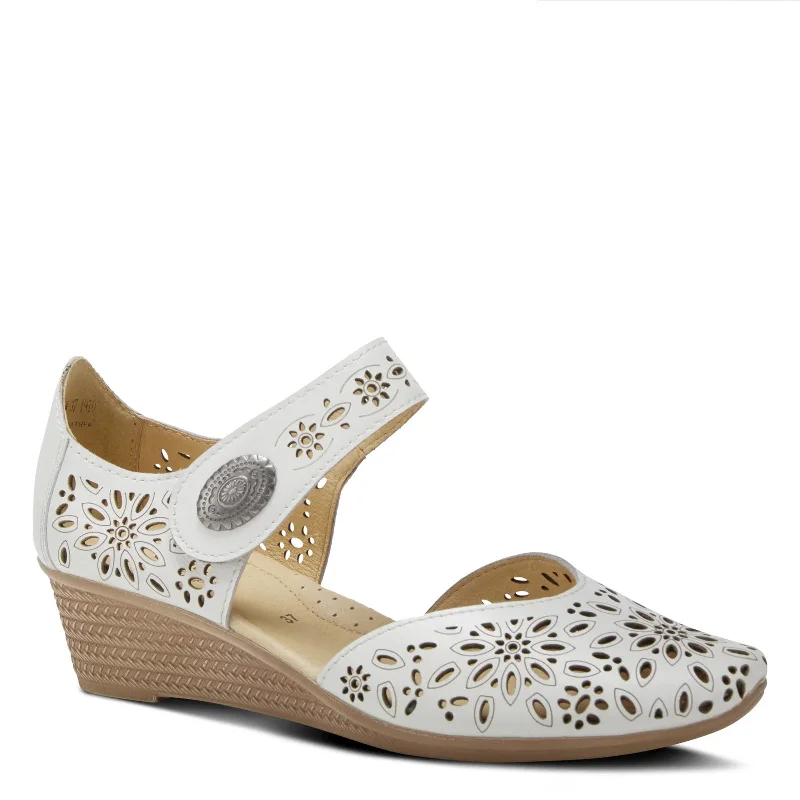 Women's Spring Step, Nougat Slip-On---Fashionable Kitten Heels for Date Night