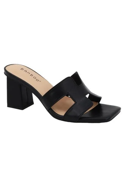 Women's Square Toe Chunky Heel - LASTING65---Durable Square Toe Block Heels for Everyday Use