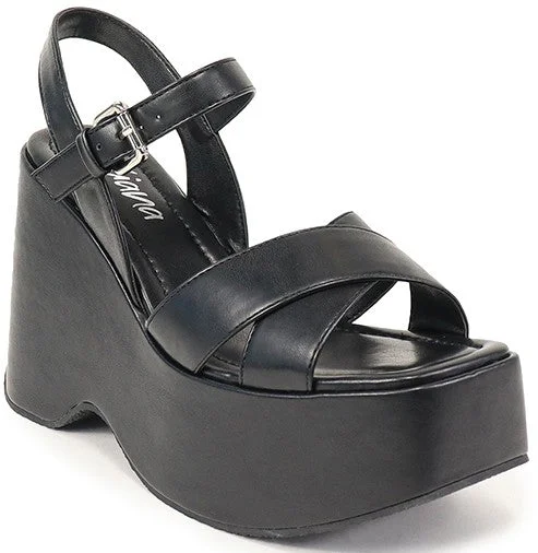 Women's Square Toe Platform Heel - NICO1---Durable Square Toe Block Heels for Everyday Use