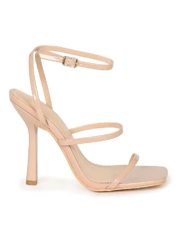 Women's Stiletto Strappy Heel - HAILLE1---Affordable Strappy Platform Heels with Premium Quality